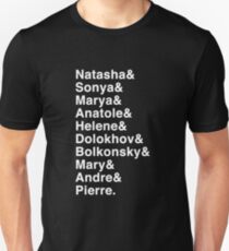 Names - Natasha, Pierre, and the Great Comet of 1812 Unisex T-Shirt