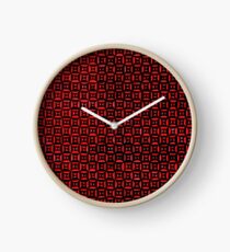 Medieval Diamond Twill Clock
