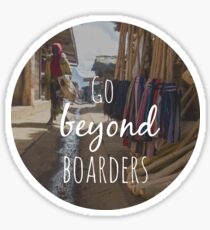 Go Beyond Boarders Sticker