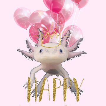 9 Pcs Axolotl Birthday Party Decorations Axolotl Table Topper Cute