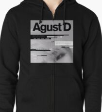 AGUST D ALBUM ART Zipped Hoodie