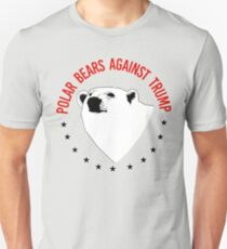 Polar Bears Against Trump Unisex T-Shirt