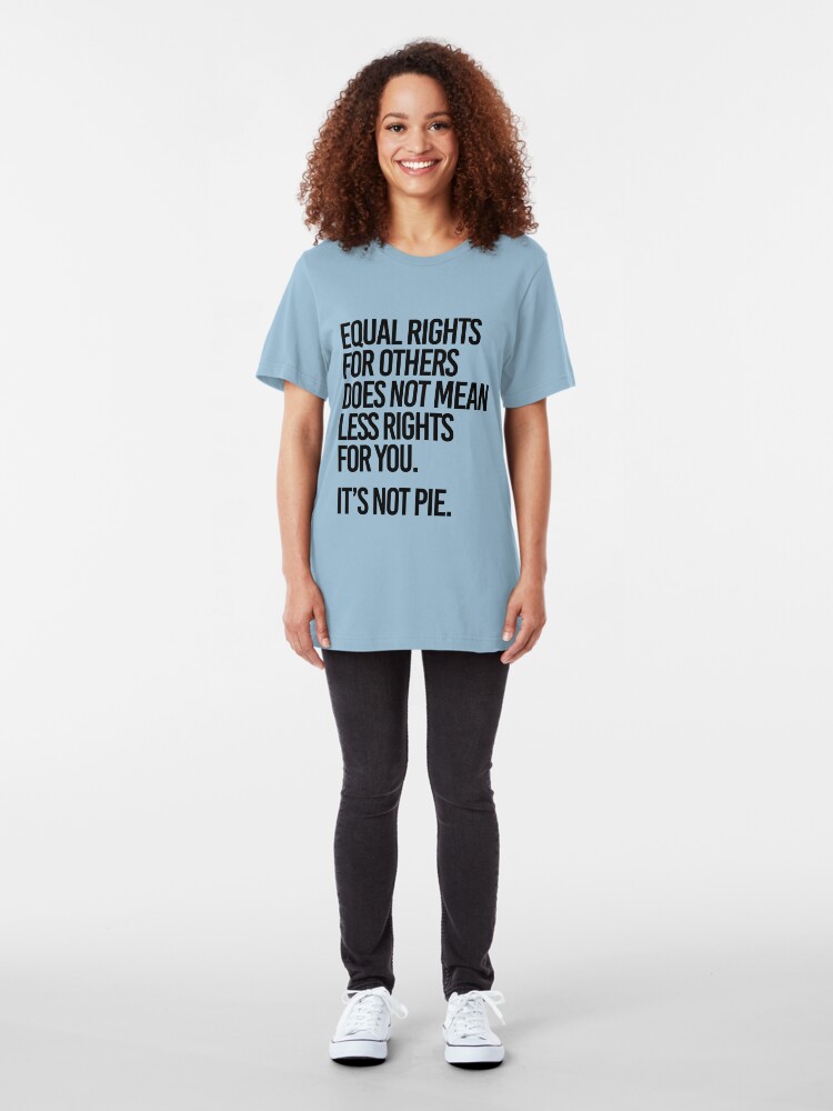 equal rights pie t shirt