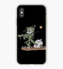 Walking cat iPhone Case