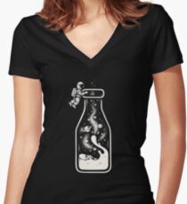 Milchstraße Shirt mit V-Ausschnitt