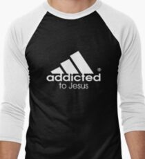 Addicted To Jesus Men's Baseball ¾ T-Shirt
