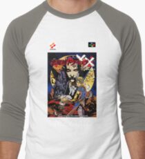 Castlevania Akumajō Dracula XX Vampir Kuss Nintendo Super Famicom Japanische Box Art Baseballshirt mit 3/4-Arm