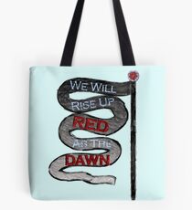 Red Queen Quote Tote Bag