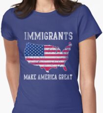 Immigrants Make America Great Women's Fitted T-Shirt