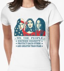 women's march 2017 t shirt Women's Fitted T-Shirt