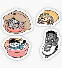 Neko Atsume on Ice: Items Set Sticker