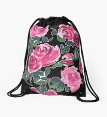 Roses Roses Roses Drawstring Bag