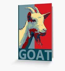 GOAT Greeting Card