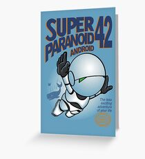 Super Paranoid Android 42 Greeting Card
