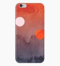 Star Wars A New Hope inspired artwork two suns iPhone Case