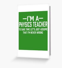 Physics: Greeting Cards | Redbubble