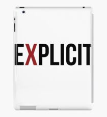 Explicit iPad Case/Skin