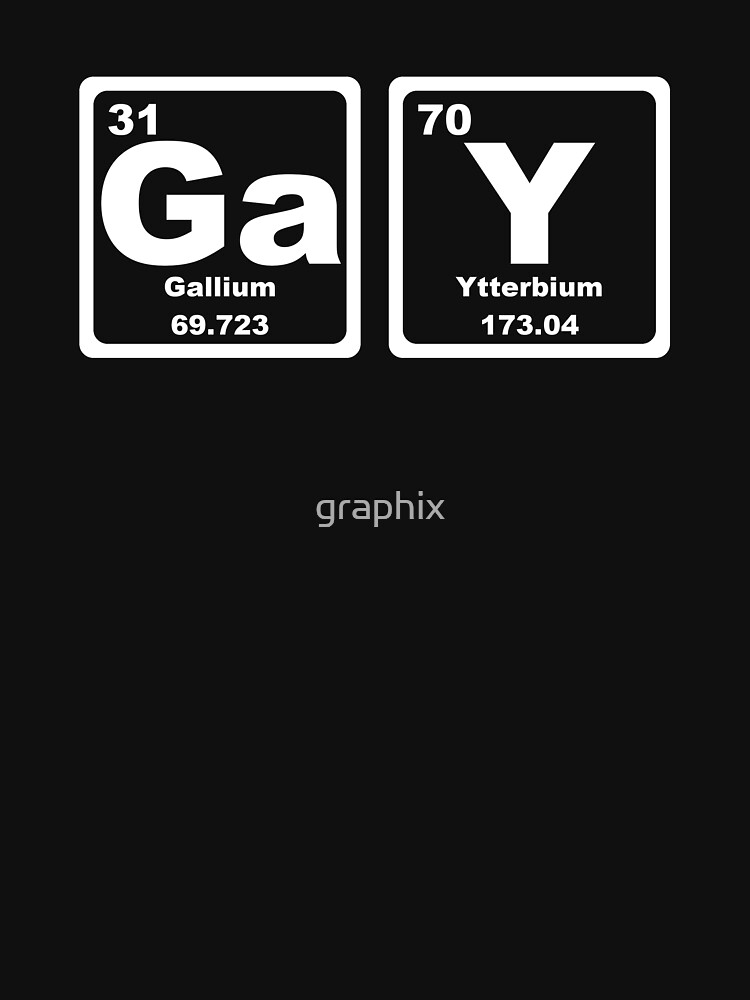 Gay - Periodic Table von graphix