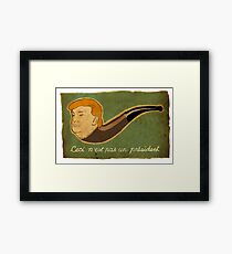 CECI N'EST PAS UN PRESIDENT Framed Print