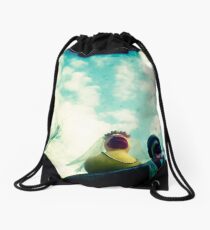Wedding ducks Drawstring Bag
