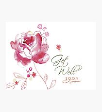 Get Well Card Photographic Print