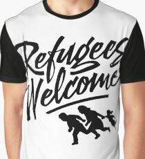 welcome refugees,no one's illegal Graphic T-Shirt