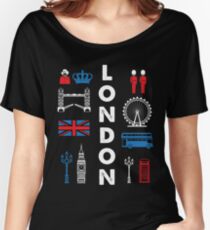 LONDON Capital city England Great Britain Women's Relaxed Fit T-Shirt
