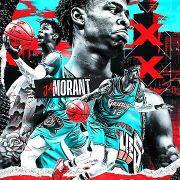 Morant Jersey Art Board Print for Sale by Hamzakamran