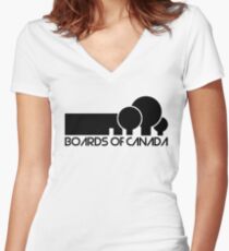 Boards Of Canada Women's Fitted V-Neck T-Shirt