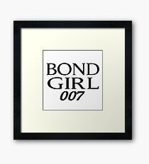 Bond Girl Framed Print