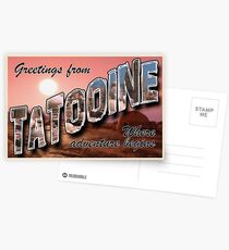 Tatooine Postkarte Postkarten