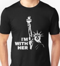 Statue of Liberty - I'm With Her - Inverse Unisex T-Shirt