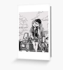 Drive in movies Greeting Card