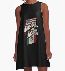 American Grown with Mexican Roots copy A-Line Dress