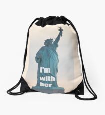 Ich bin bei ihr Rucksackbeutel