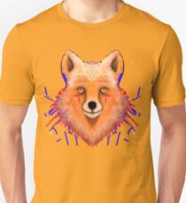 Smudge Grunge Fox Unisex T-Shirt
