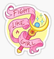 Kämpfen wie ein Mädchen Sticker