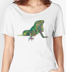 PSYCHEDLIC IGUANA ***find hidden gems in my portfolio*** Women's Relaxed Fit T-Shirt