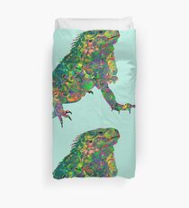 PSYCHEDLIC IGUANA ***find hidden gems in my portfolio*** Duvet Cover