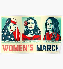 women's march official 2017 Poster