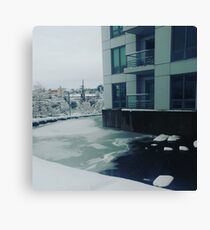 Water/Ice Canvas Print