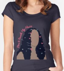 Don't Touch My Hair Women's Fitted Scoop T-Shirt