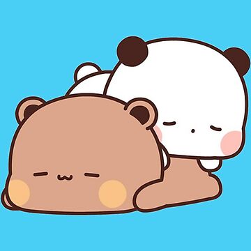 Cute Bubu And Dudu Are Sleeping  Sticker for Sale by BlingDotss