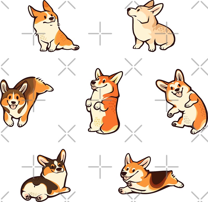 Kawaii Corgi Clipart - ada kolom