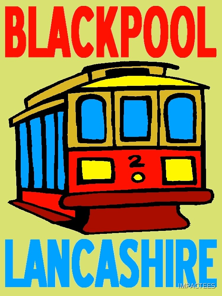 "BLACKPOOL" Framed Art Print by IMPACTEES Redbubble