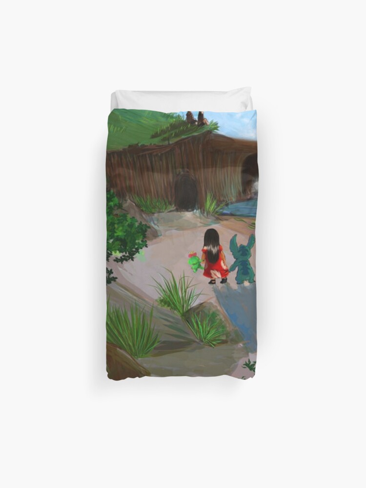 Lilo And Stitch Duvet Cover By Littlefox617 Redbubble