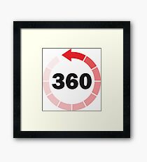 360 Framed Print