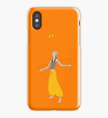 juggling with a diabolo iPhone Case