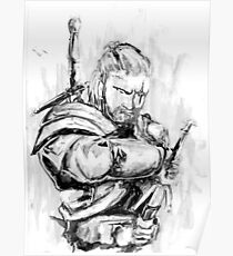 White Wolf Poster