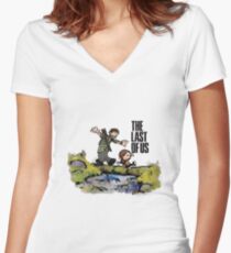 THE LAST OF US Women's Fitted V-Neck T-Shirt